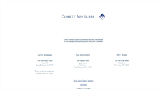 Desktop Screenshot of clarityven.com